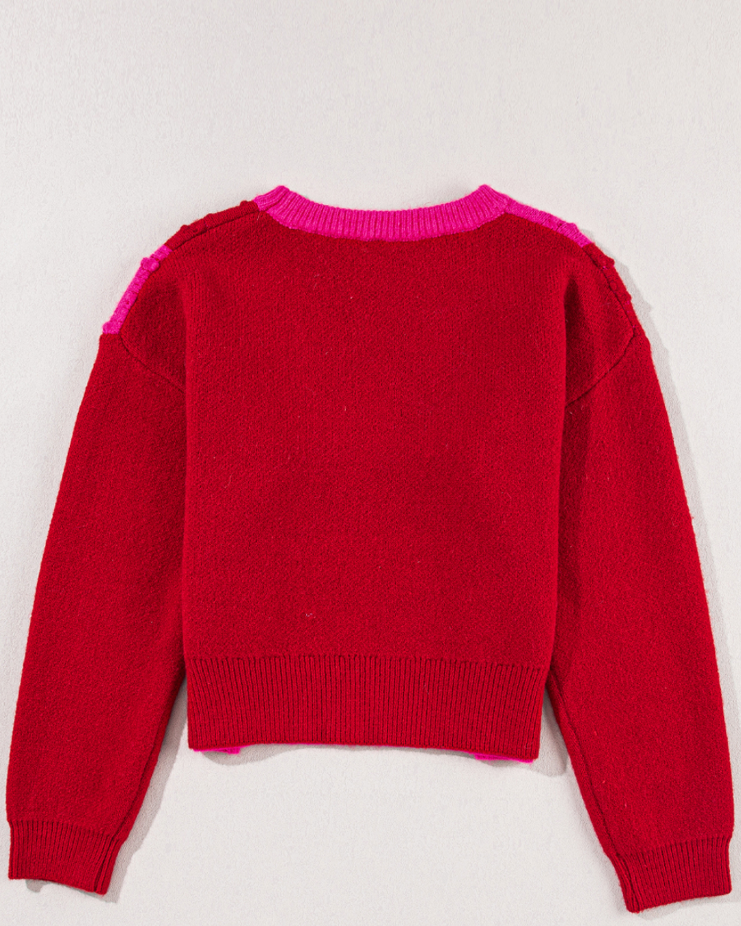 Multicolor Checkered Pattern Sweater