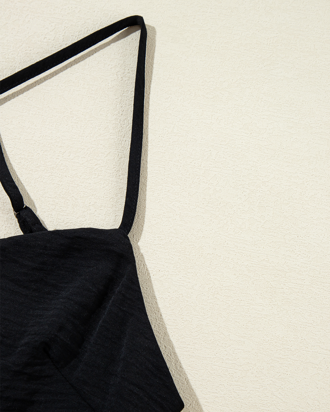 Black Crossover Tiered Maxi Dress