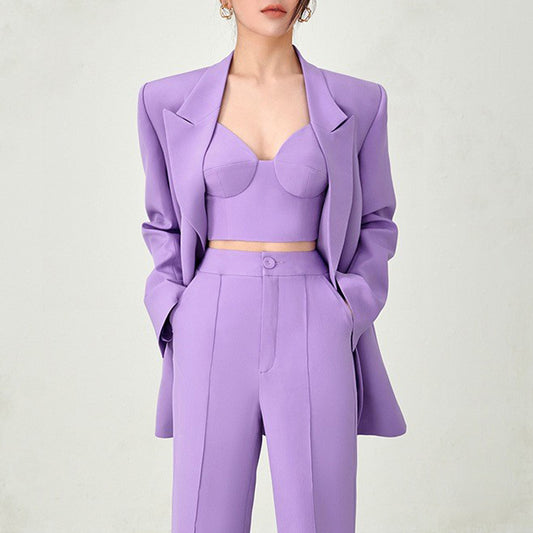 Three-Piece Blazer Set For Women