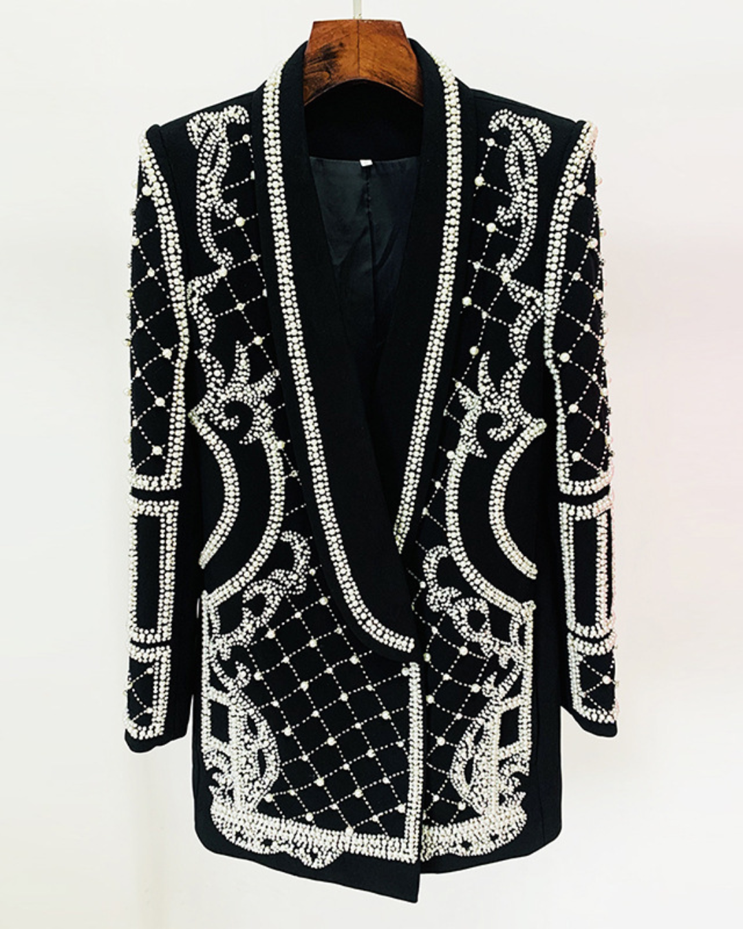 Handmade Beads Blazer S Black
