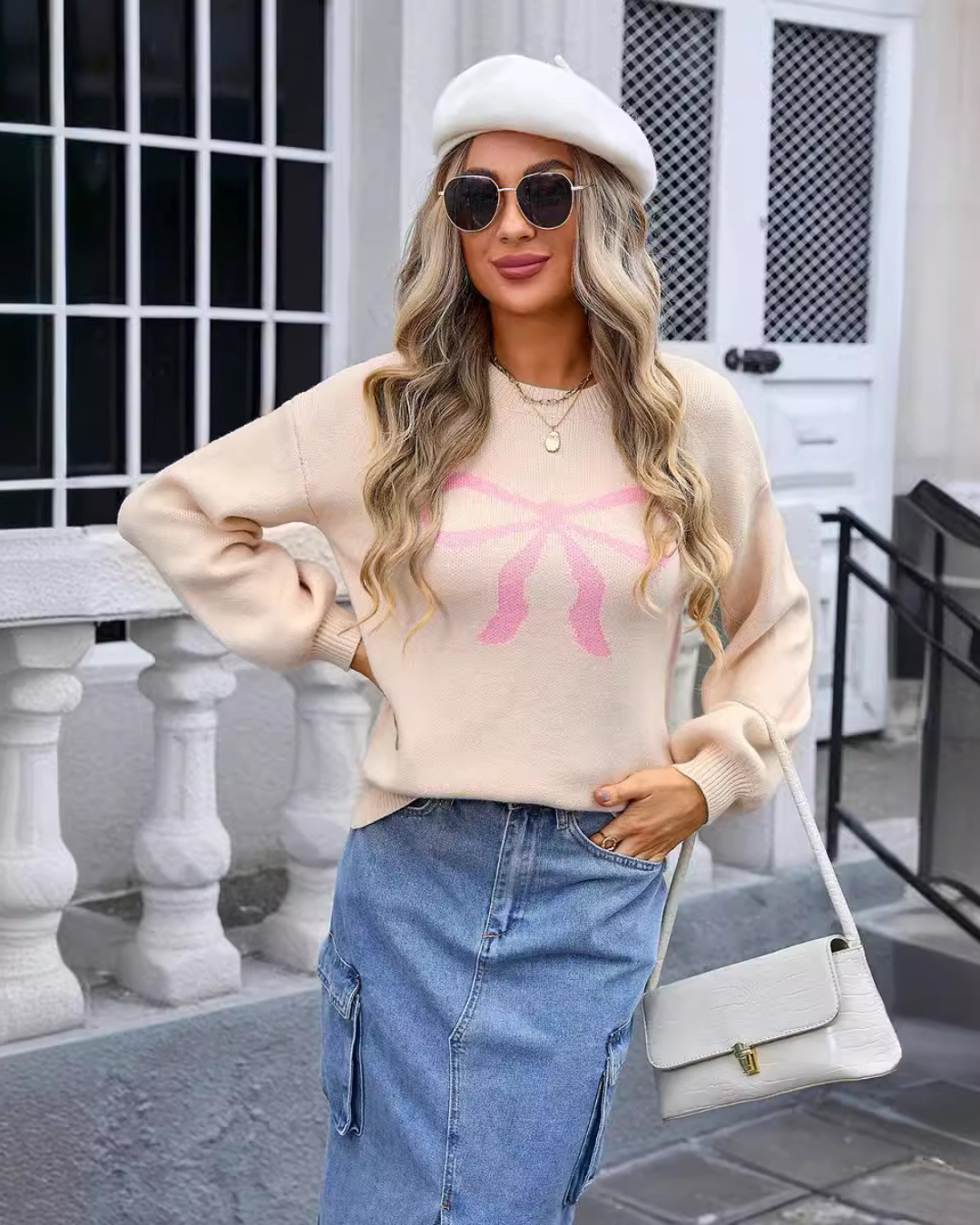 Bow Knitwear Sweater
