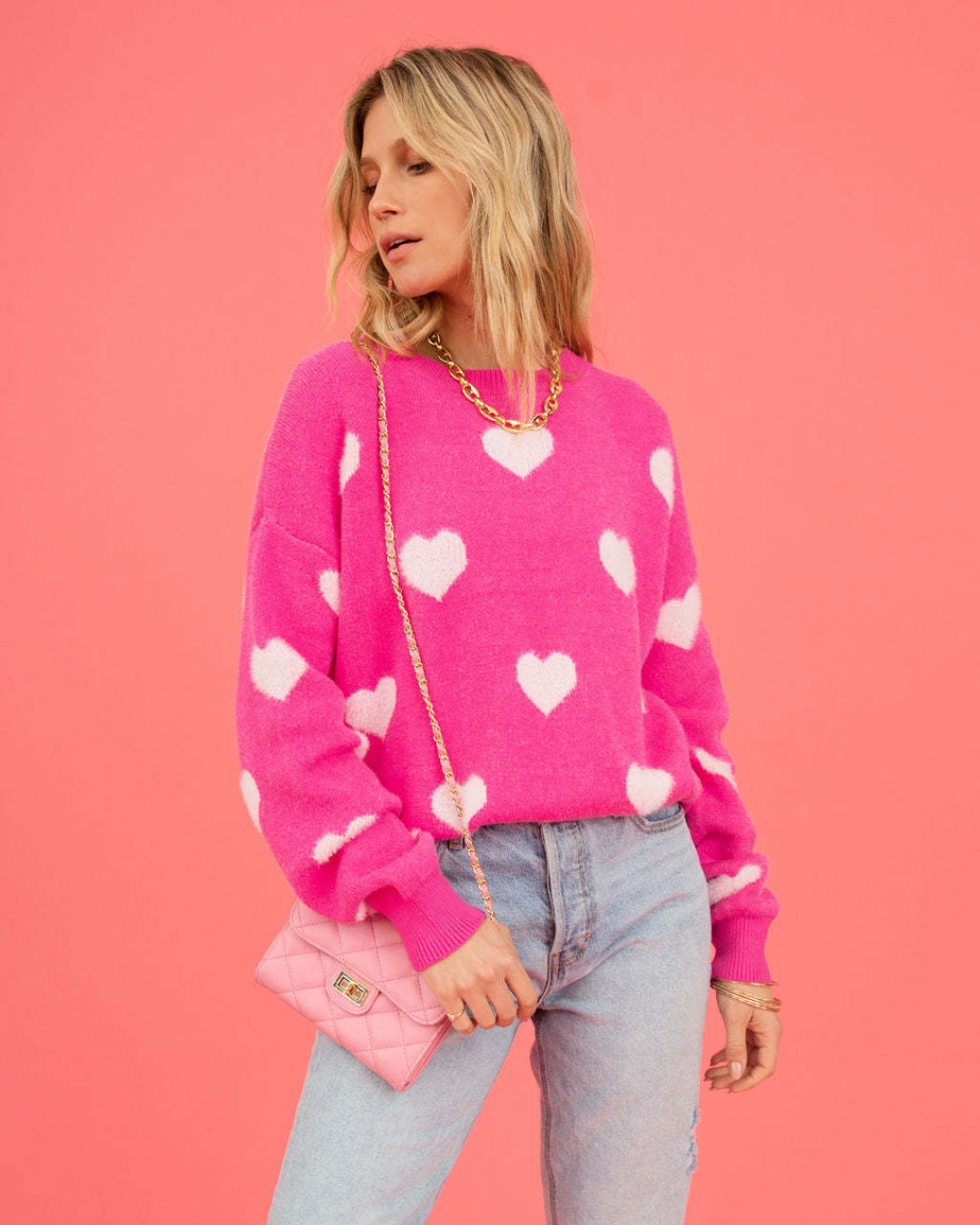 Round Neck Pullover Sweater