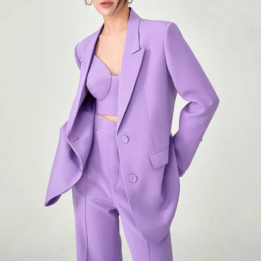 Three-Piece Blazer Set For Women