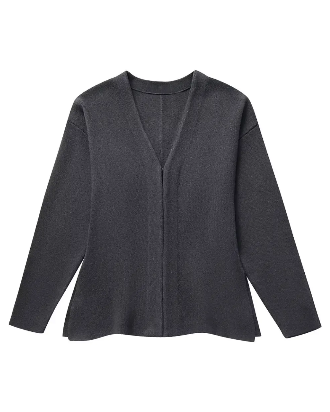 V-Neck Cardigan and High Waist Mini Skirts