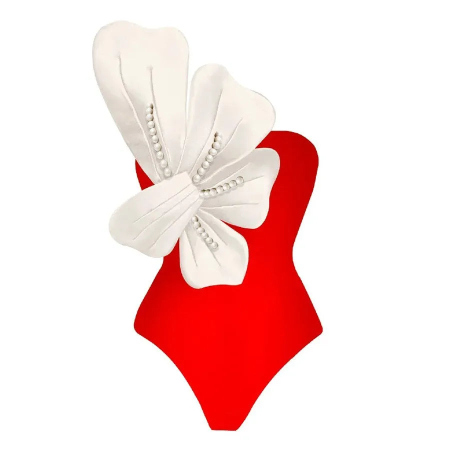 Cut Out Swimwear High Leg Bodysuit Beachwear