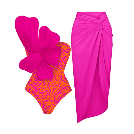Cut Out Swimwear High Leg Bodysuit Beachwear