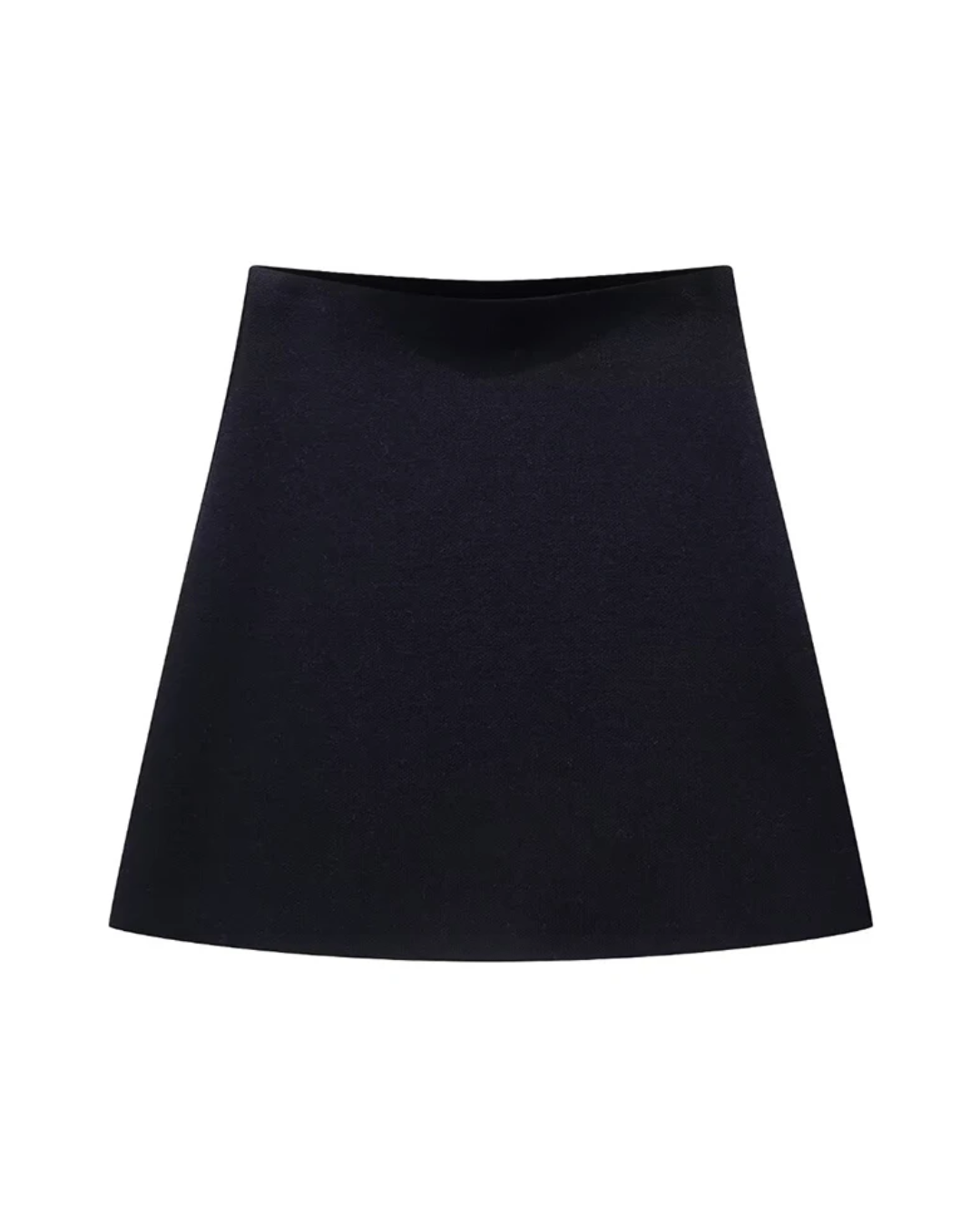V-Neck Cardigan and High Waist Mini Skirts Grey Skirt S