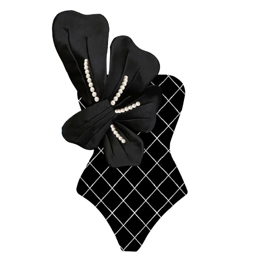 Cut Out Swimwear High Leg Bodysuit Beachwear