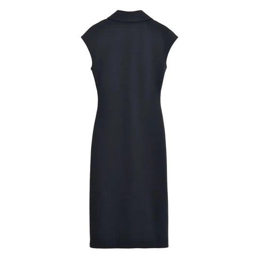 Fitted Button-Front Dress