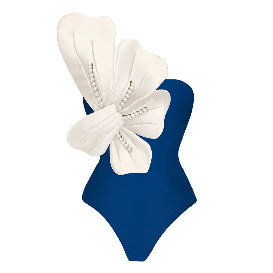 Cut Out Swimwear High Leg Bodysuit Beachwear