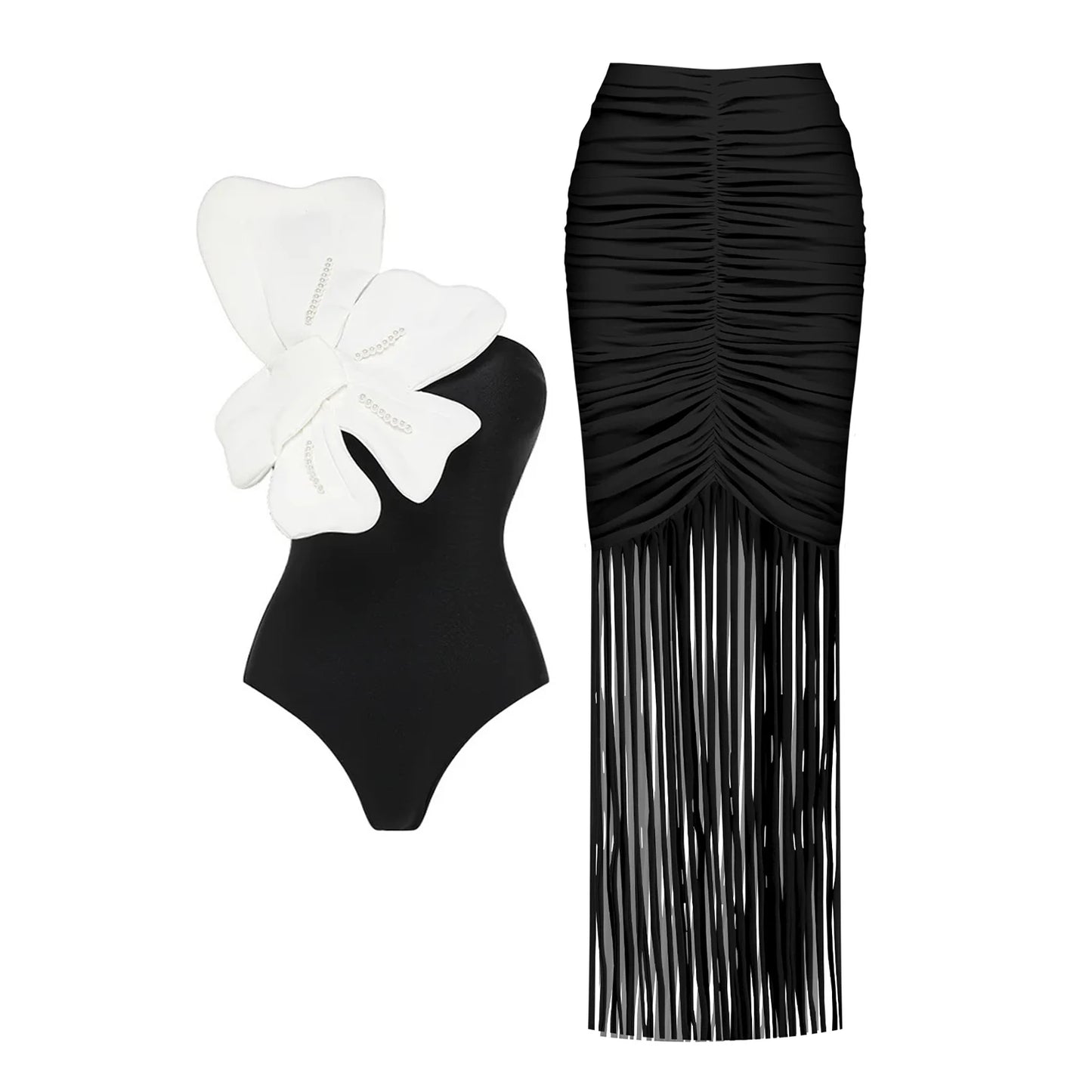 Cut Out Swimwear High Leg Bodysuit Beachwear