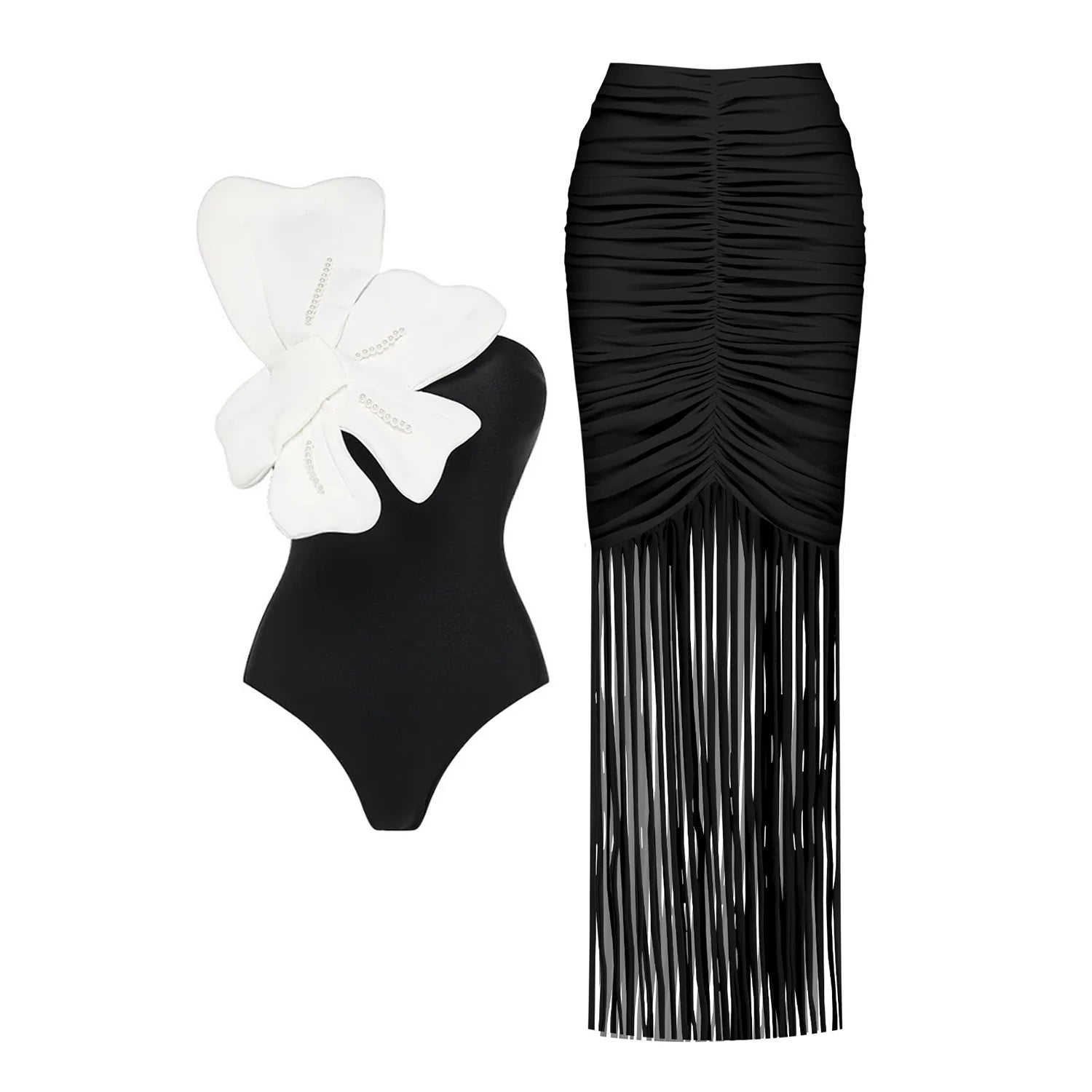 Cut Out Swimwear High Leg Bodysuit Beachwear