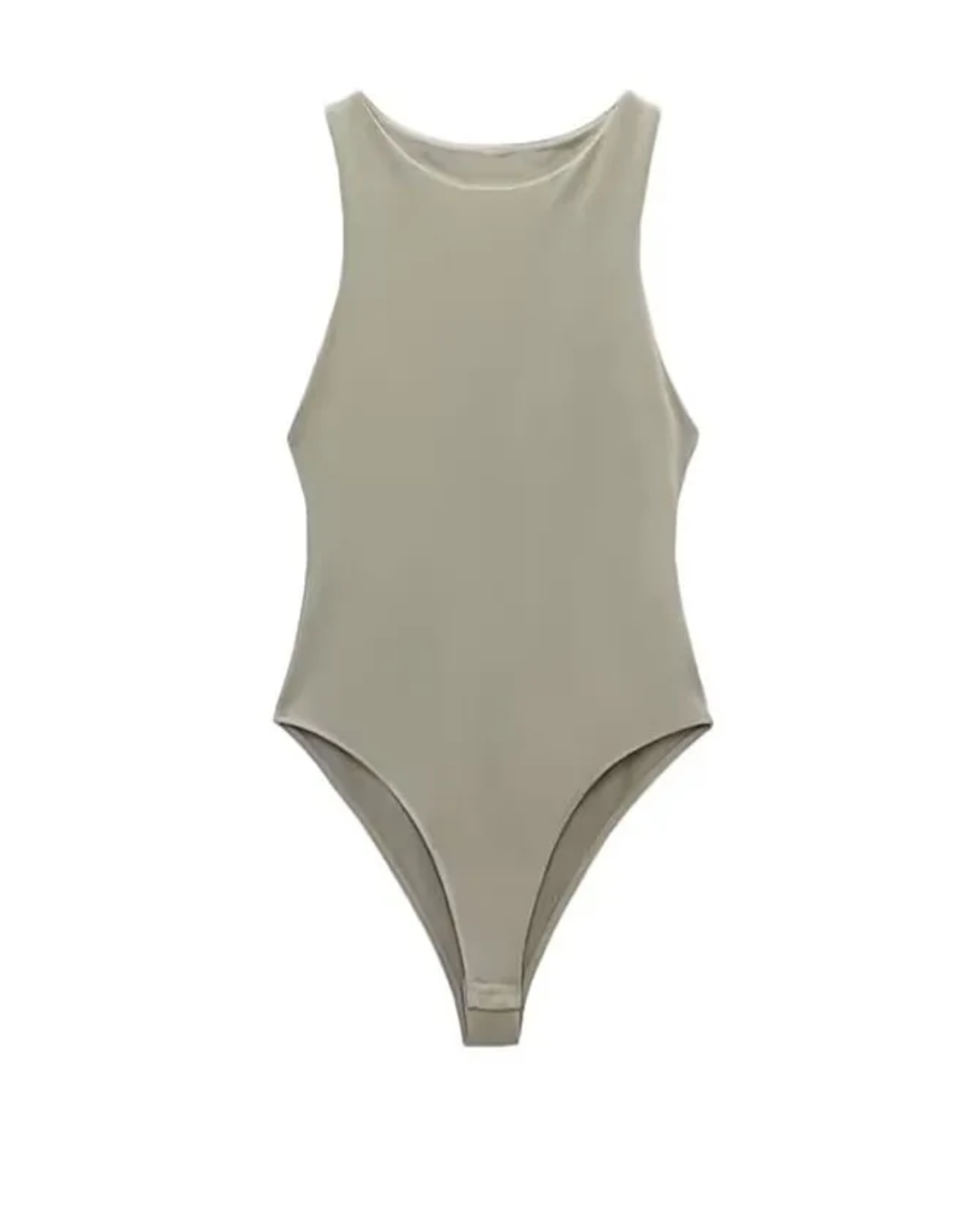 Halter Neck Skinny Bodysuit