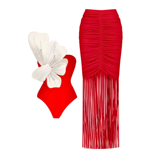 Cut Out Swimwear High Leg Bodysuit Beachwear