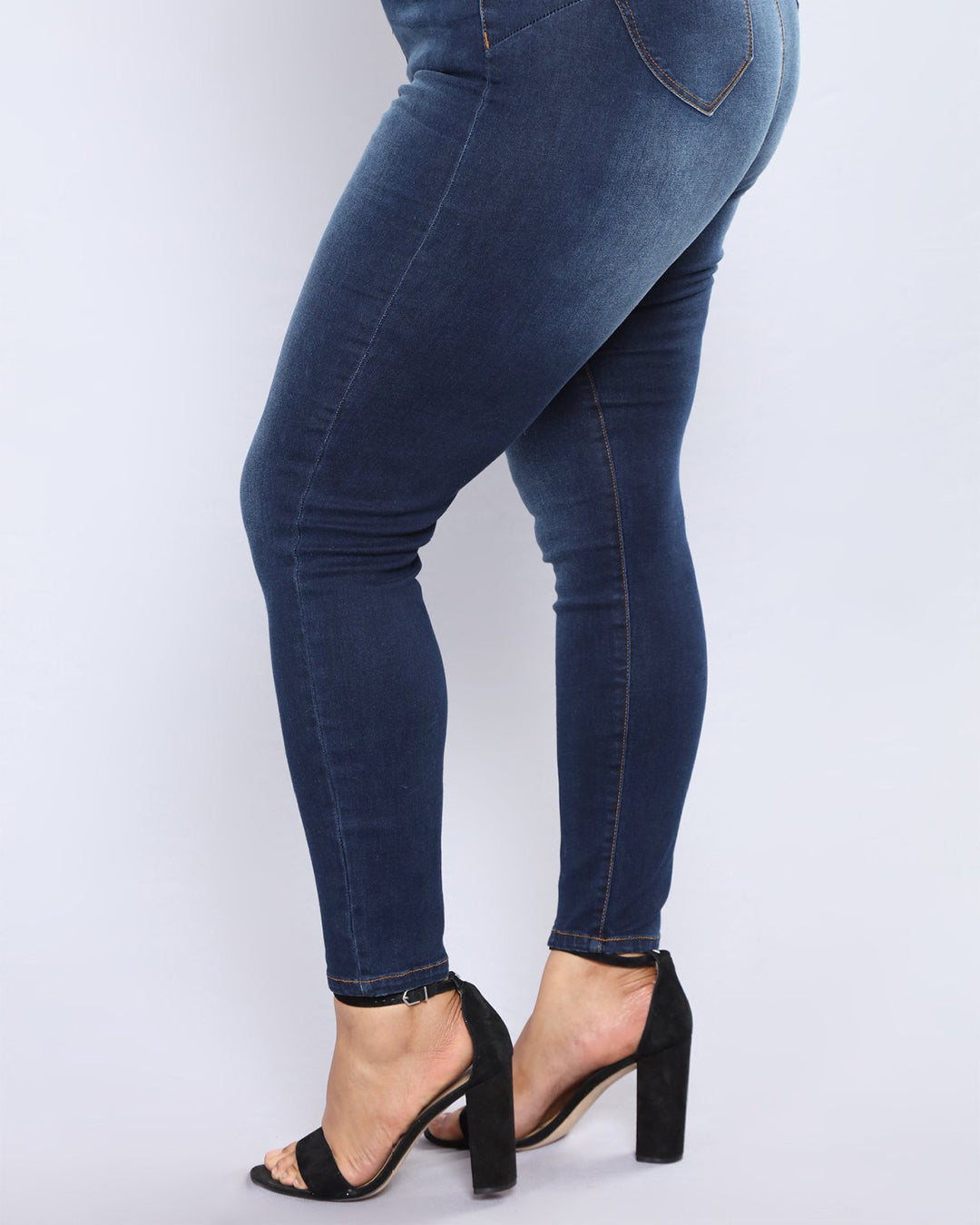 Plus Size High Waist Stretch Slim Pants
