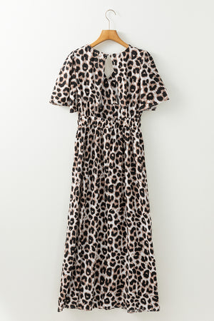 Enchanting Leopard Maxi Dress