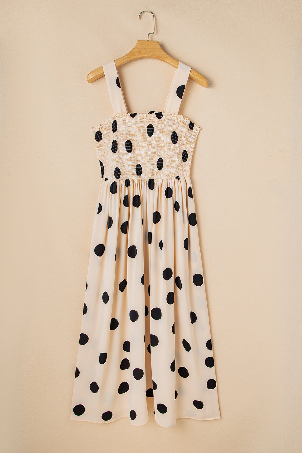 Monore Polka Dot Midi Dress