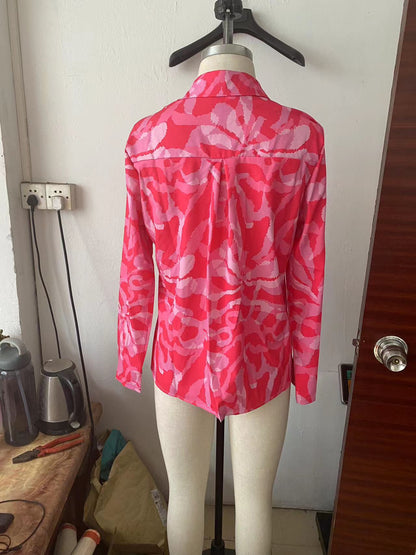 Sources Spring Summer Simple Office Shirt Wild Blouse
