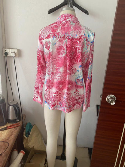 Sources Spring Summer Simple Office Shirt Wild Blouse