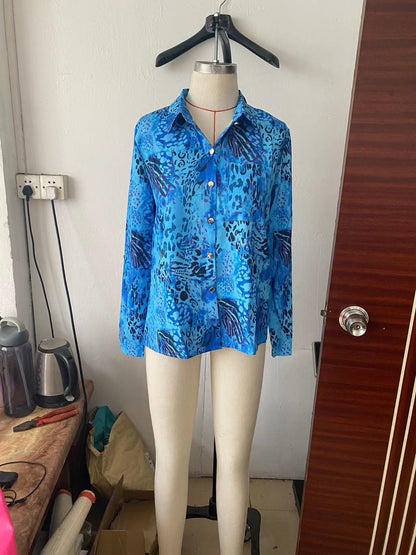 Sources Spring Summer Simple Office Shirt Wild Blouse