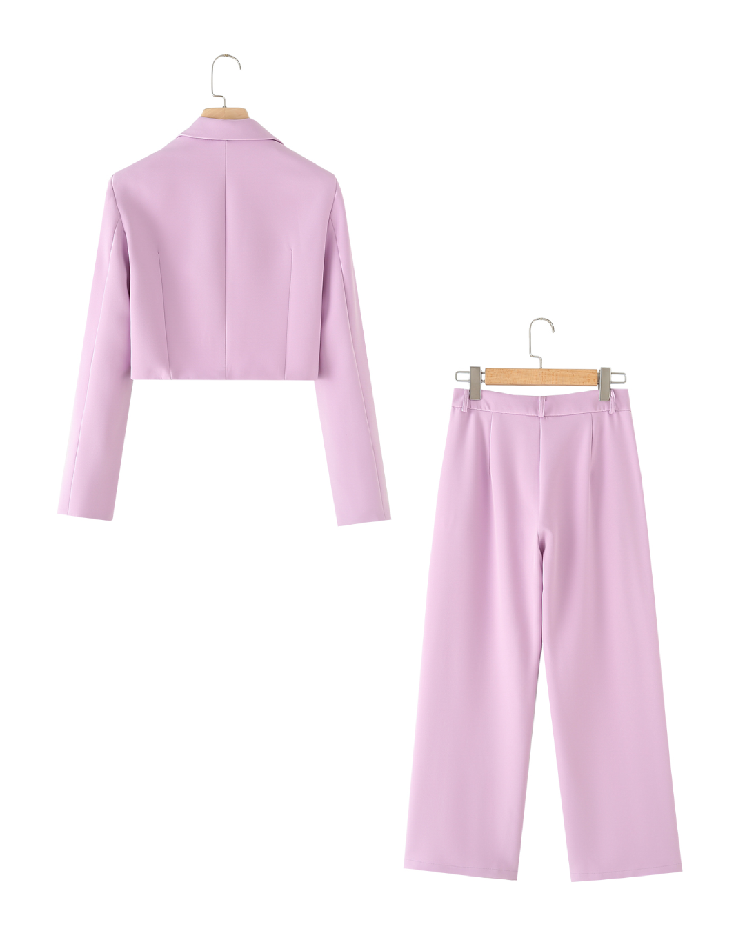 Solid Office Short Pant Set   