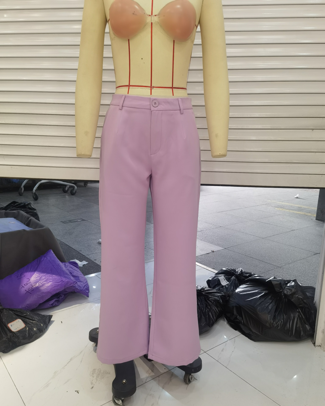Solid Office Short Pant Set   