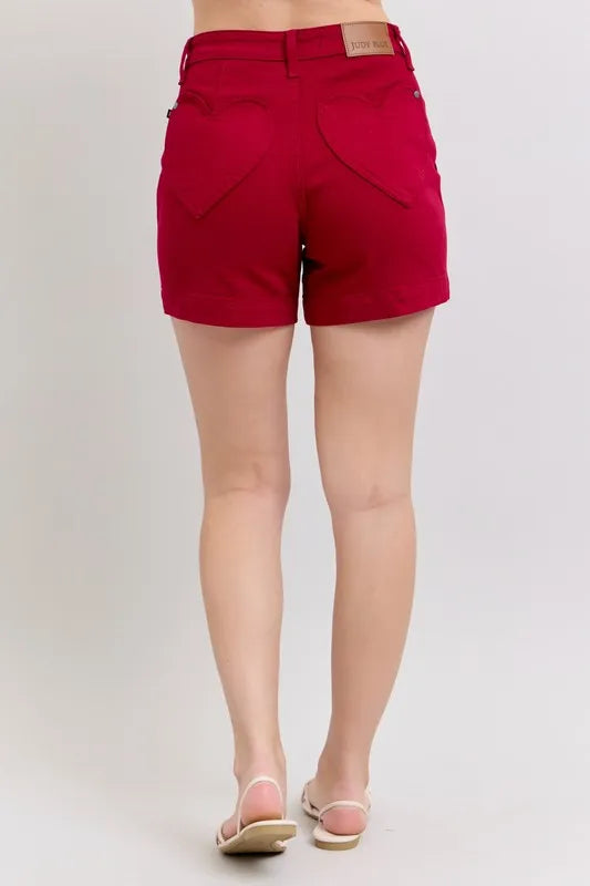 Judy Blue Tummy Control High Waist Denim Shorts