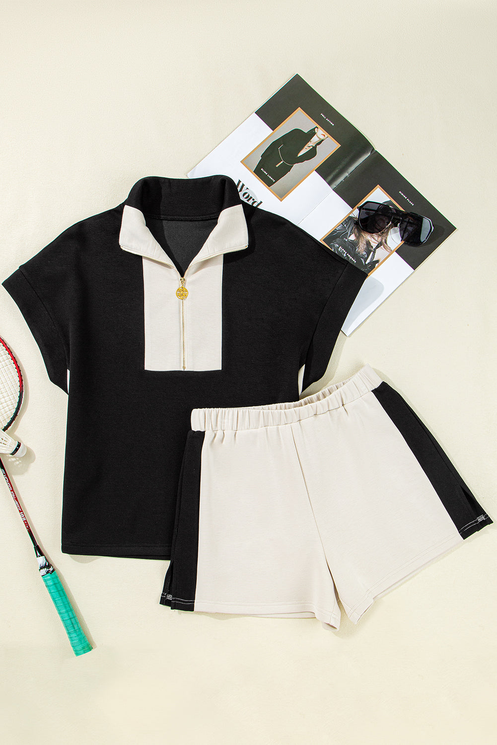 Monaco Contrast Luxe Short Set