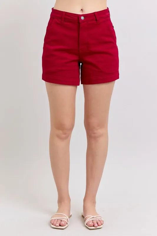 Judy Blue Tummy Control High Waist Denim Shorts
