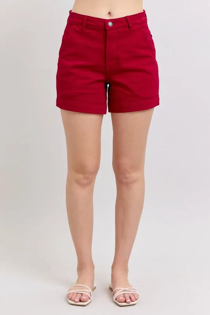 Judy Blue Tummy Control High Waist Denim Shorts