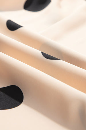 Monore Polka Dot Midi Dress