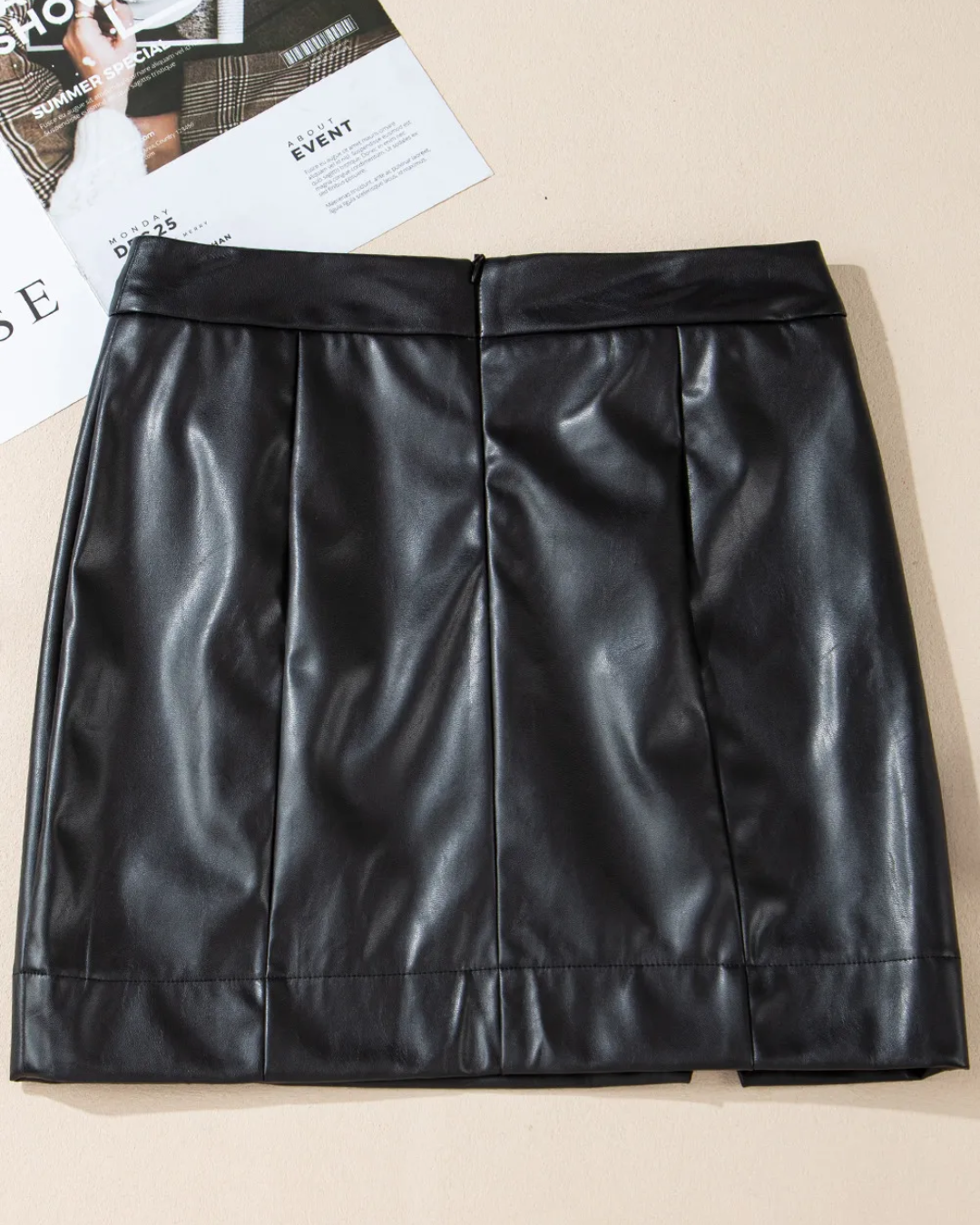 Leather Mini Skirt   