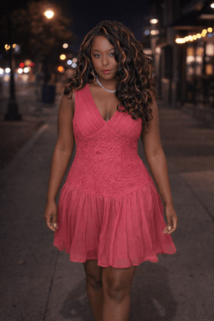The Rose Lace Mini