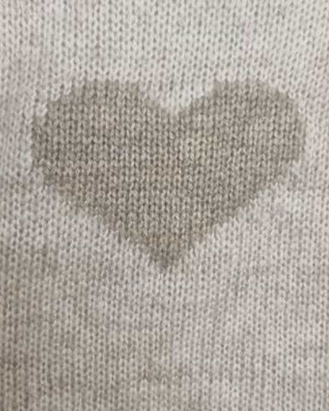 Mabel Heart Printed Knitted Jumper Sweater   