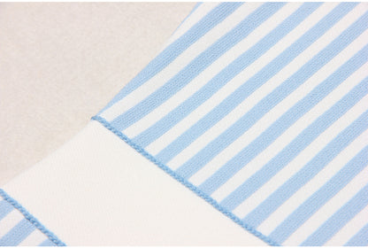 Sleeveless Knit Striped Collared pocket short Dress
