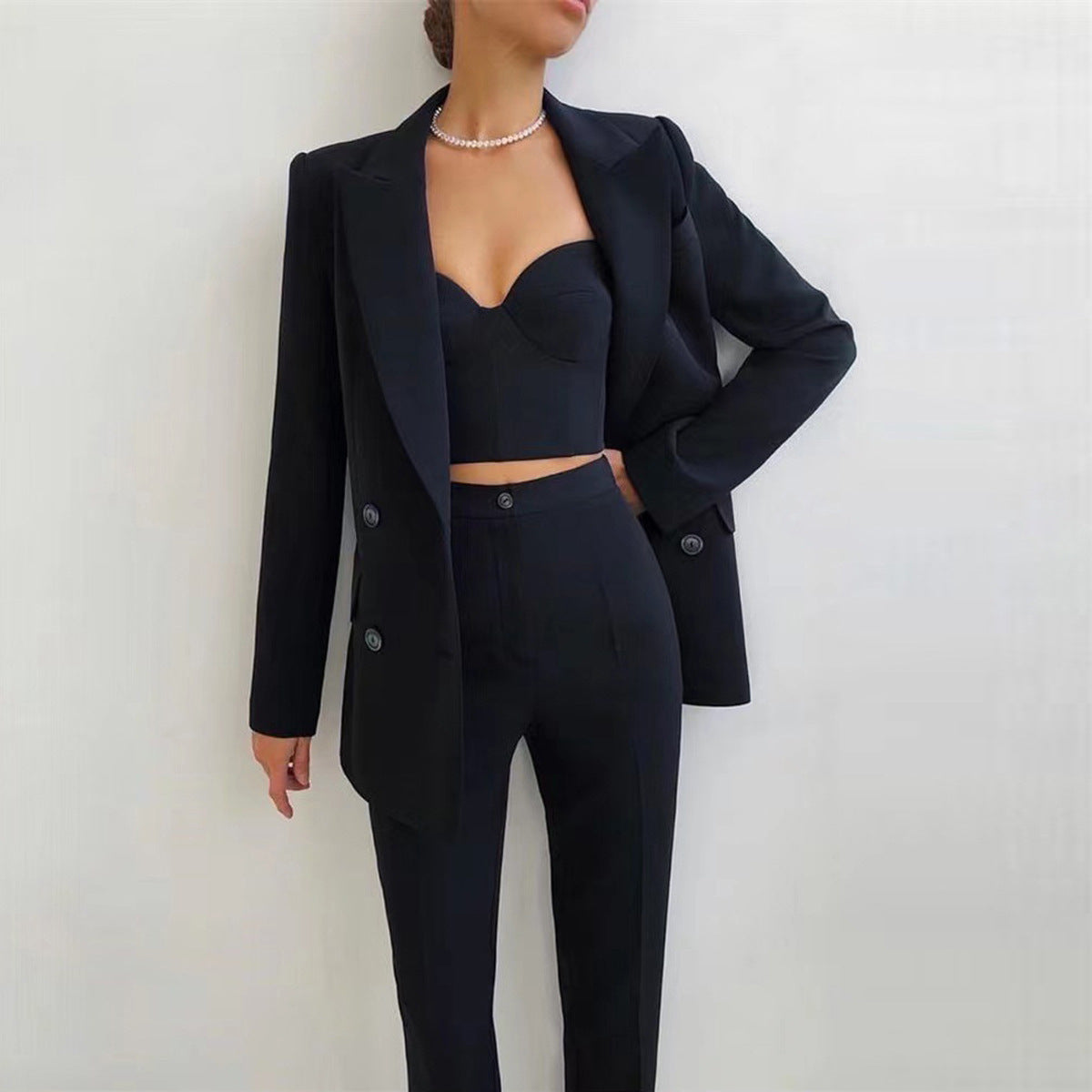 Three-Piece Blazer Set For Women