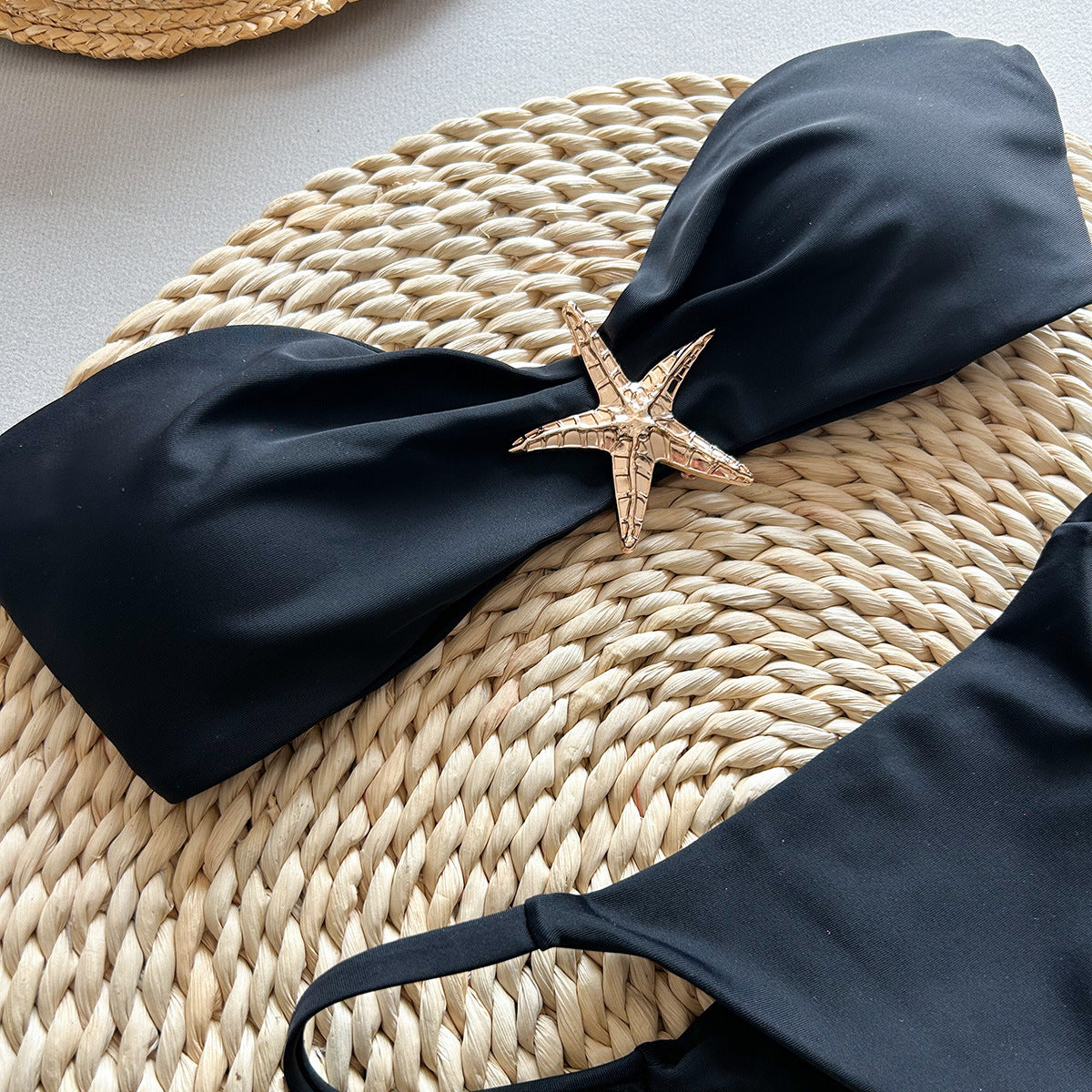 Bikini Sexy Bikini Solid Color Tube Top Split Women Swimsuit Swimsuit Women