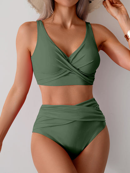 Bikini Women Sexy Split Swimsuit High Waist Swimsuit Outfit Bikini