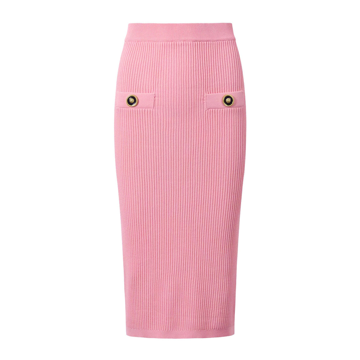 Knitted Cardigan and Skirt Set S Pink Skirt