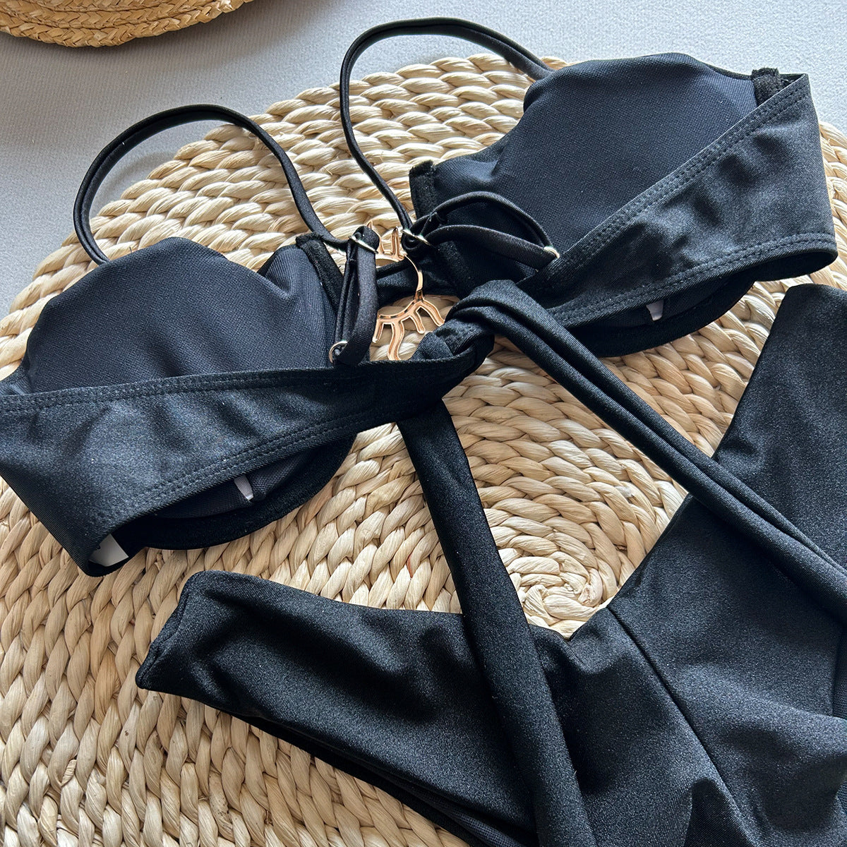 Bikini Sexy Bikini Solid Color Push up Split Women Swimsuit Swimsuit Women
