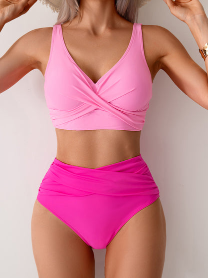 Bikini Women Sexy Split Swimsuit High Waist Swimsuit Outfit Bikini