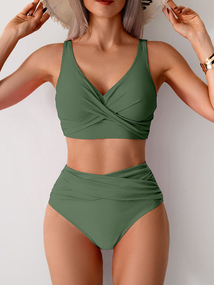 Bikini Women Sexy Split Swimsuit High Waist Swimsuit Outfit Bikini