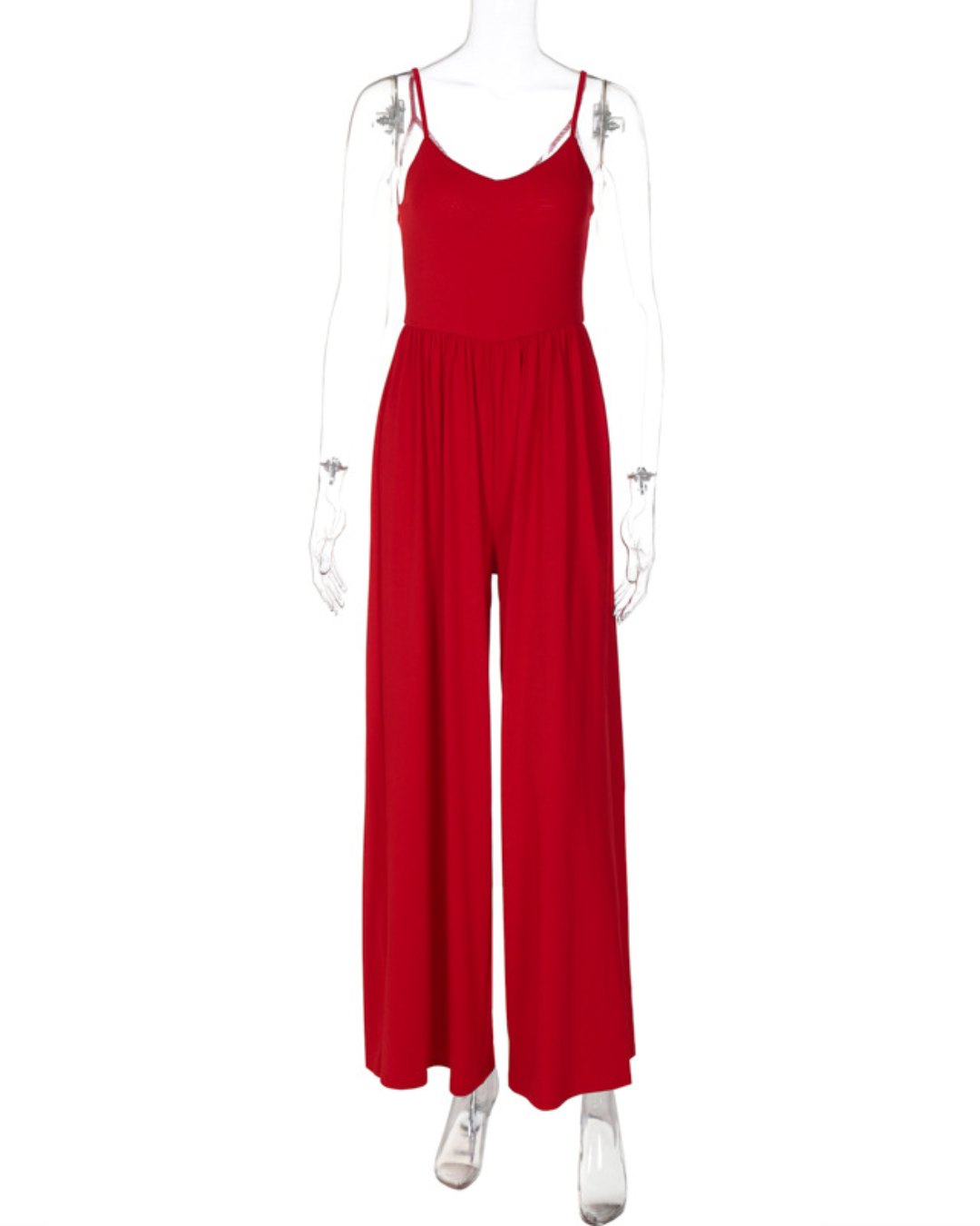 Spaghetti Straps Loose Jumpsuit   