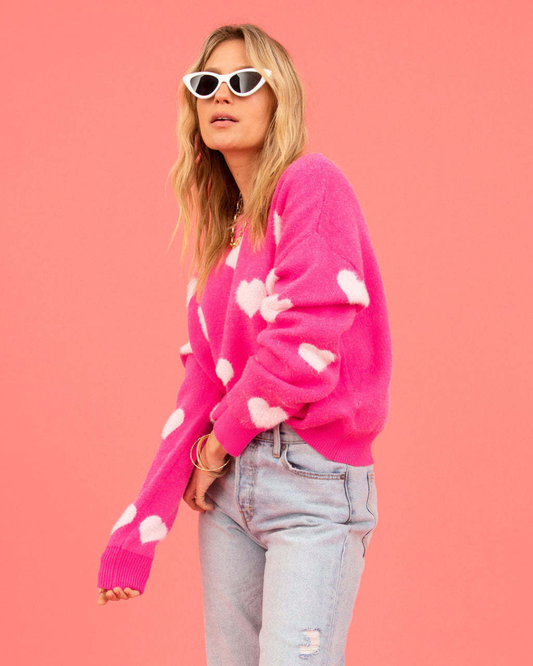 Round Neck Pullover Sweater   