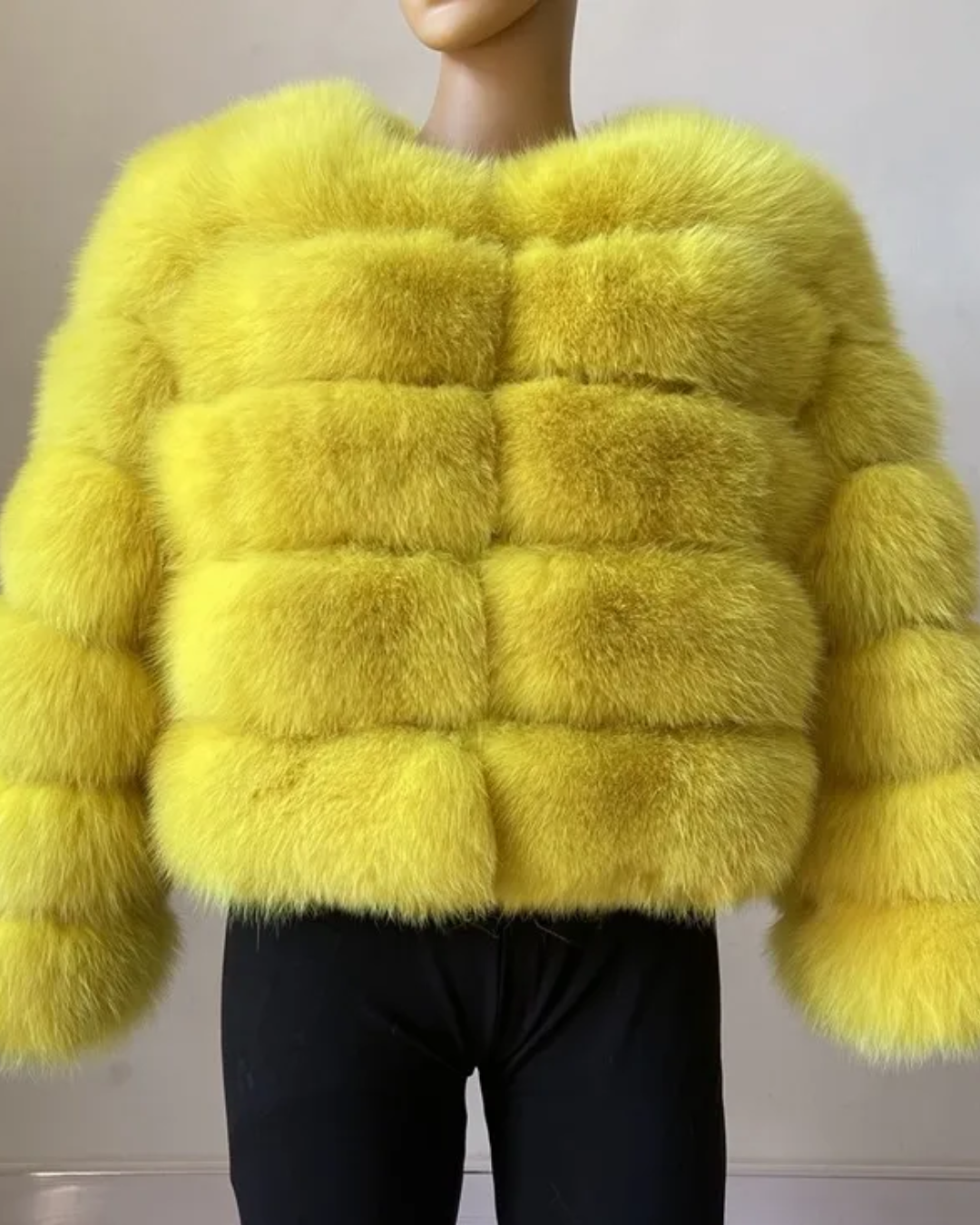 Loose Plush Faux Fur Jacket