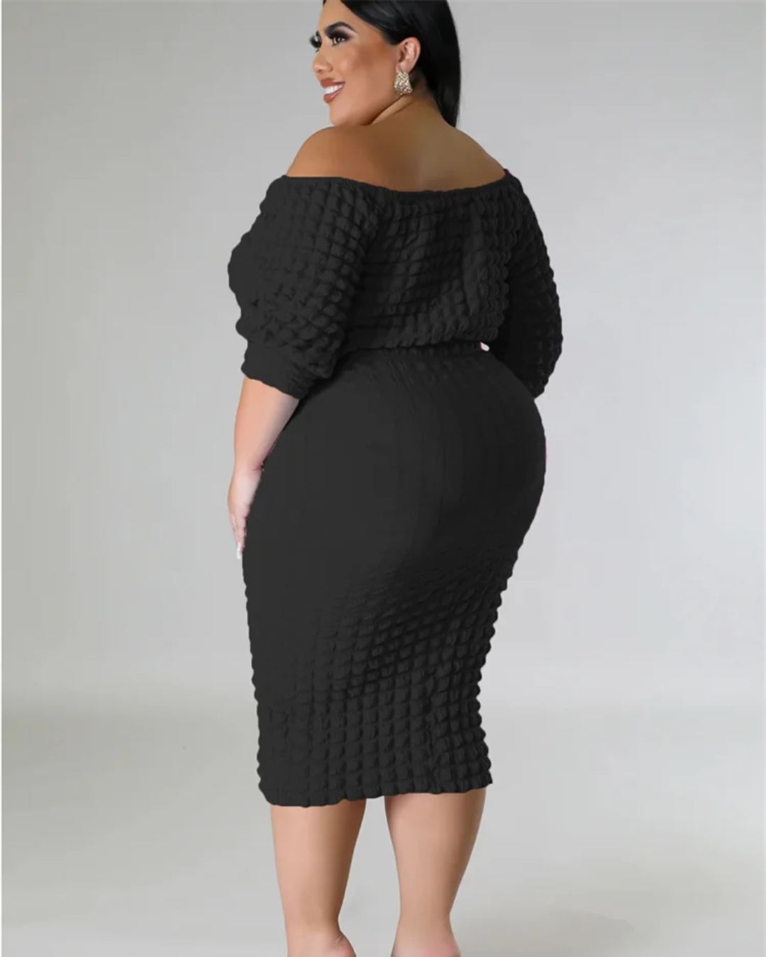 Plus Size Two Piece Skirts Outfits   