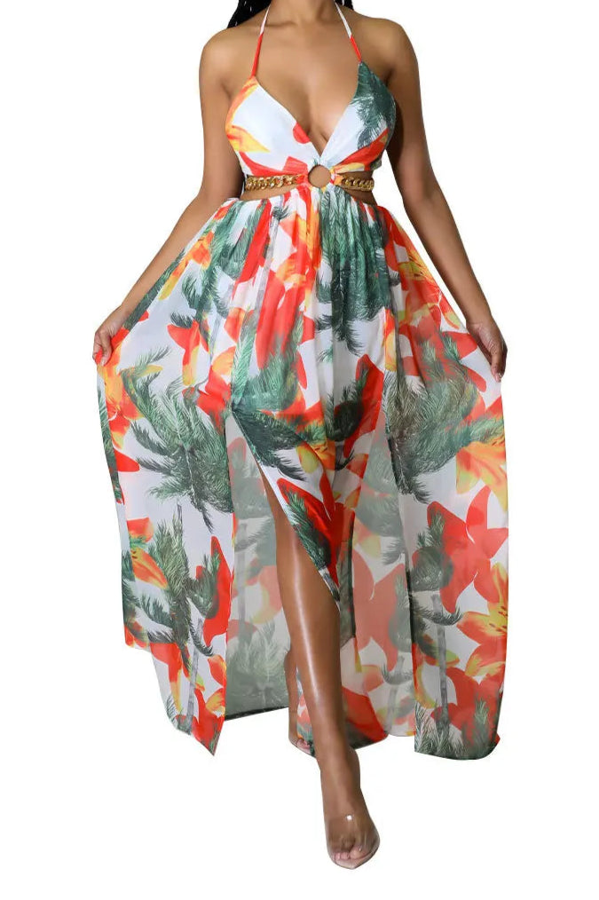 BaeCation Vibe Maxi Dress WHITE S
