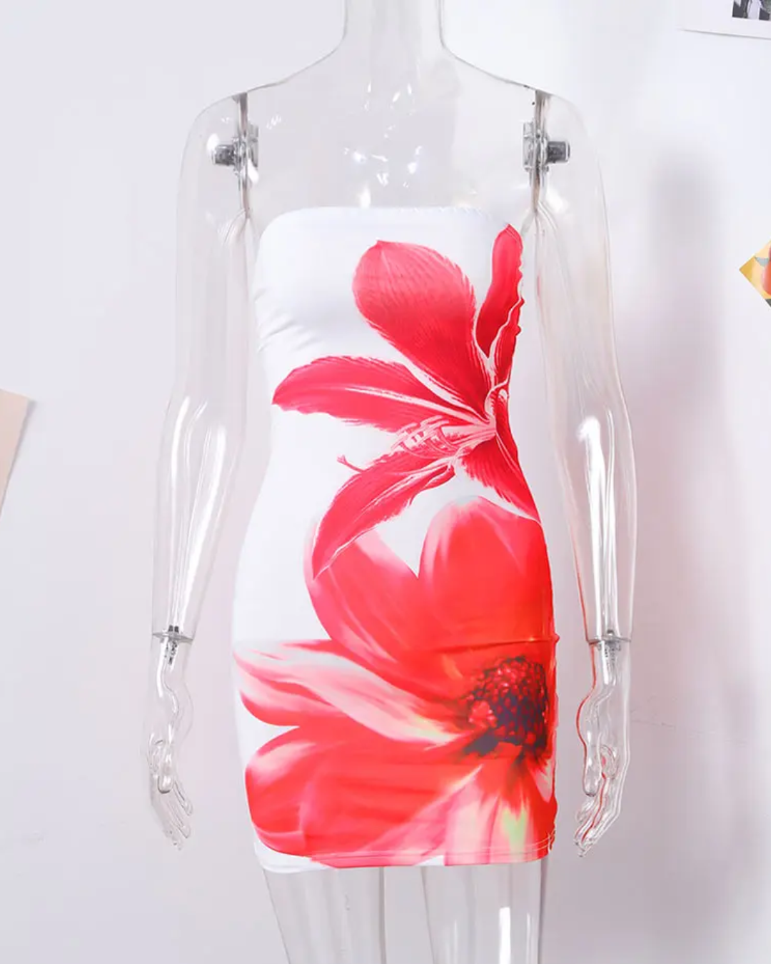 Printed Sleeveless Mini Dress   