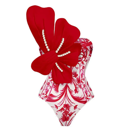 Cut Out Swimwear High Leg Bodysuit Beachwear