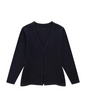 V-Neck Cardigan and High Waist Mini Skirts Grey Top L 